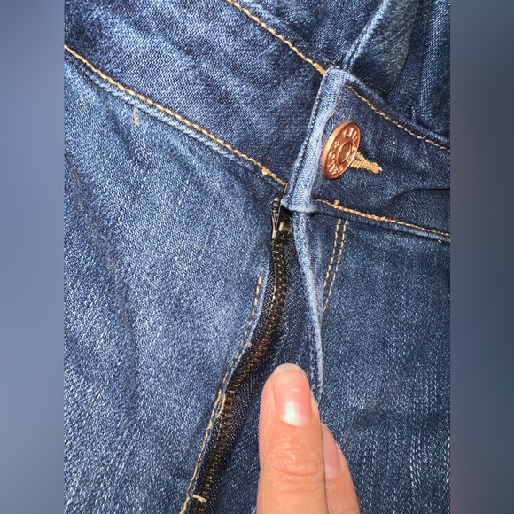 Cello Blue Paperbag Straight jeans size 11 EUC - Picture 4 of 10